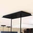 Ver imagem 4 de Pendente Infinity Preto e Cobre para 2 Lâmp. E-27