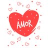 Placa quadro decorativo A4 - 21 x 29,7 Frase Amor - 1