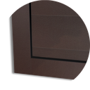 Ver imagem 6 de Porta Correr Susp.Meia Lambril Meia Vidro Dir L.25 Marrom Corten 210x100 Brimak
