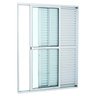 Porta Balcão de Correr Veneziana Alumínio Alumifort Sasazaki 3 Folhas 216 x 160 x 13cm - 1