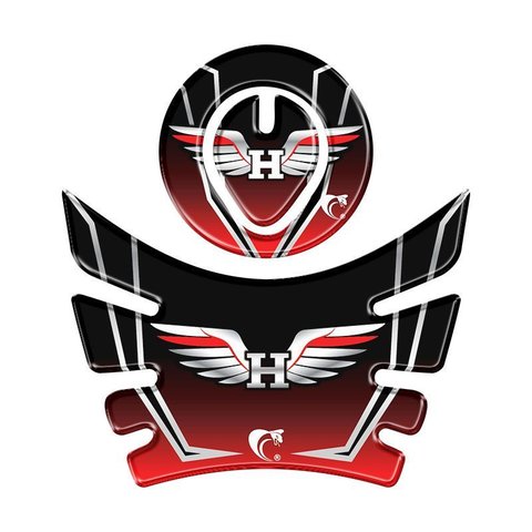 Adesivo Protetor Tanque Bocal Moto Bros até 2015 Vermelho
