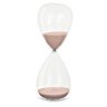 Ampulheta de Vidro Rosa 16cm - 1