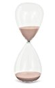 Ver imagem 1 de Ampulheta de Vidro Rosa 16cm