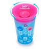 Copo Grande 360° Deco Azul / Rosa Passarinho - Munchkin - Azul - Passarinho - 3