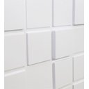 Ver imagem 4 de Kit 4 Placas Revestimento de Parede PVC 3d Alto Relevo Pixels Branco