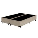 Ver imagem 2 de Base Box Casal Bipartido Homequeen Suede Bege 40x138x188