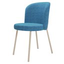 Ver mais imagens de Cadeira para Sala de Jantar Cozinha Estofada Gavi Arena L02 Linho Azul - Lyam Decor