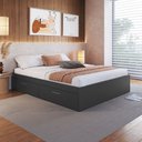 Ver imagem 1 de Cama Casal Tókio com 4 Portas Grafite - Art In Móveis
