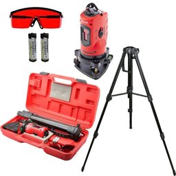 Nível à LASER 10m com Tripé e Maleta Mtx - 1
