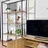 Conjunto de Estante Industrial Home para Tv Spring 252x34x202 - 6