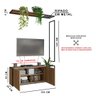 Conjunto de Estante Industrial Home para Tv Spring 252x34x202 - 11