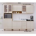Ver imagem 5 de Cozinha Modulada Compacta 5 Peças sem Tampo de 120 e sem Pia Isis Luciane Móveis