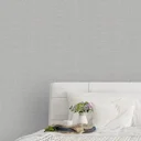 Ver imagem 2 de Papel de Parede Adesivo Linho Cinza Lavável Fosco 3m