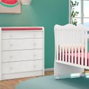 Ver imagem 3 de Quarto para bebê Cômoda e Berço Doce Sonho branco 2523/1