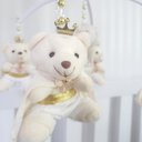 Ver imagem 2 de Mobile para Berço Musical Giratório Rei Balão Bege