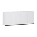 Ver imagem 1 de Maleiro Ponte Aérea 4 Portas 165cm Branco C/Branco