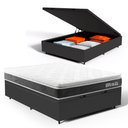 Ver imagem 1 de Cama Box Baú com Colchão de Espuma D70 Pillow Top Ortopédico Ultra D70 Casal 138cm