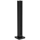Ver imagem 3 de Kit 13 Torre Guarda Corpo Coluna Pinça Preto 40cm para Vidro