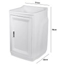 Ver imagem 3 de Gabinete Para Lavanderia Com Tanque Branco | 01 Porta | Astra