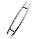 Ver imagem 4 de Puxador Inox Polido Curvo Angulo 400mm Todas Portas