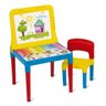 Mesa Infantil do Pequeno Artista com 1 Cadeira e Lousa para Pintura - 9052 - Bell toy - 1