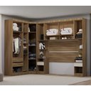 Ver mais imagens de Guarda Roupa Dormitório Modulado Veneza Casal 1,38 m Canto Luciane M06:Arenas
