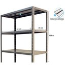 Ver imagem 5 de Estante de Aço com 06 Band 40cm (24/18) - Nb Moveis - 11105