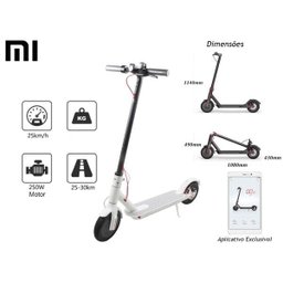 Patinete Motorizado Elétrico Dobrável Aro 8.5" M365 - Xiaomi Mi - Branco - 7