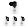 Kit 4 Câmeras Wi-fi Inteligente 360° com Alarme e Armazenamento em Nuvem Im4 C Intelbras - 1