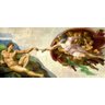 Tela Canvas A Criação de Adão Michelangelo - 170x82 - 3