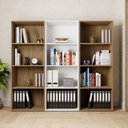 Ver imagem 1 de Estante Livros Escritório 180 cm 12 Nichos Abertos F5 Office