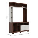 Ver imagem 6 de Estante Elba 136cm 2 Portas de Giro - Ssx Multicoisas