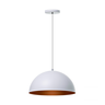 Lustre Pendente Interno Balcão Jantar Meia Lua 40 Cm Cor: Branco - 1