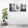 Conjunto Kit Quadros Decorativos Marilyn Monroe PB 28x40 - 1