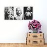Conjunto Kit Quadros Decorativos Marilyn Monroe PB 28x40 - 2