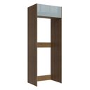 Ver imagem 1 de Porta-geladeira Madesa Lux 1 Porta Basculante Rustic/cinza