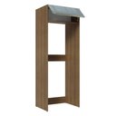 Ver imagem 5 de Porta-geladeira Madesa Lux 1 Porta Basculante Rustic/cinza