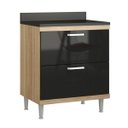 Ver imagem 1 de Balcão 2 Gavetas 70cm 5123 Sicília Multimóveis