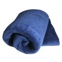 Ver imagem 1 de Cobertor Blush Super King Mantinha Felpuda 1 Peça - Azul Marinho