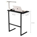 Ver imagem 3 de Mesa Notebook Pés Ferro Bolonha Preto
