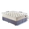 Base Box Baú Queen 158x198 Suede  com Colchão Audaz Molas Ensacadas - 3