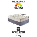 Ver mais imagens de Base Box Baú Queen 158x198 Suede com Colchão Audaz Molas Ensacadas
