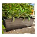 Ver imagem 3 de Kit 3 Vasos Jardineira Floreira 40 Cm para Suculentas Cactos Temperos Ervas Jardim