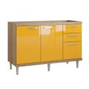 Ver imagem 1 de Balcão para Cozinha sem Tampo 1,20M 5124 Sicília Multimóveis