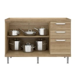 Balcão para Cozinha sem Tampo 1,20M 5124 Sicília Multimóveis - 2 Balcão para Cozinha sem Tampo 1,20M 5124 Sicília Multimóveis - 2