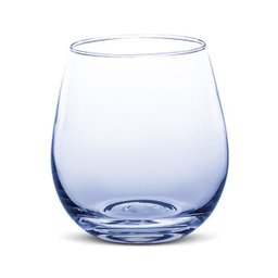 Kit 3 Jogos Copos Vidro Viena Luxo Redondo 450ml Azul - 1