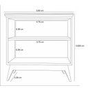 Ver imagem 5 de Buffet Aparador Cantinho do Café Pés Em Madeira 2 Portas Absolut:Preto/Nature