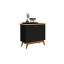 Ver imagem 1 de Buffet Aparador Cantinho do Café Pés Em Madeira 2 Portas Absolut:Preto/Nature