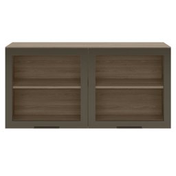 Armario Aereo 2 PT De Vidro 120CM 12545 Oak PLN - 2