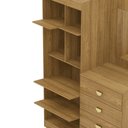Ver imagem 4 de Cômoda Roupeiro Cristal com Espelho para Quarto - Nature Vila Rica